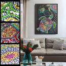 5D DIY Special Shaped Diamond Painting Sea Turtle Cross Stitch Kit Home Wall Art
