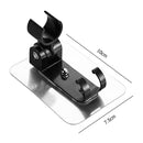 Adjustable Shower Head Holder Punch Free Wall Mounted Bathroom Bracket (B)
