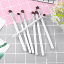 7pcs Soft Hair Wood Handle Eyeshadow Brush Cosmetics Makeup Brushes Set (E)