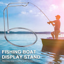 Removable Fishing Wheel Rack Stainless Steel Spinning Reel Display Bracket Newly