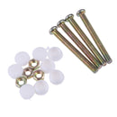 Lockable Cat Flap Door Kitten Dog Pet Lock Suitable for Any Wall White