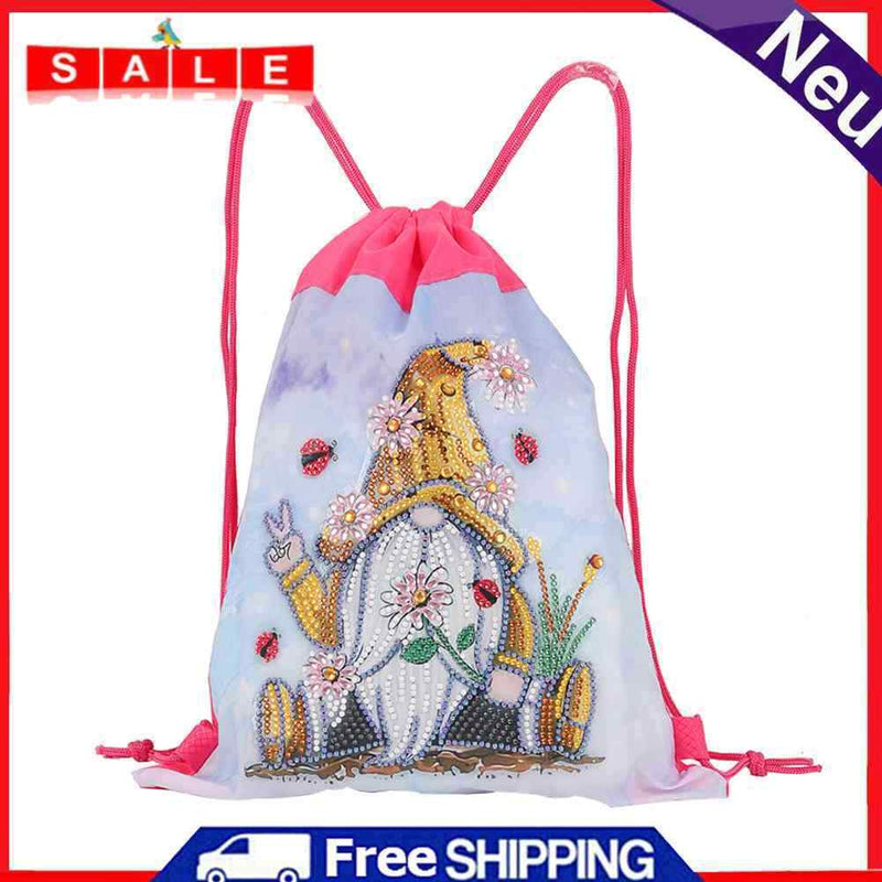 Mosaic School Backpack Kit DIY Special Shape Drill Diamond Painting Cute Animals
