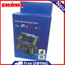 Dual Port Charger Charging Dock Holder Packing Box for Sony PS4 IV-P4002