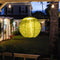 Solar Lantern Outdoor Hanging Lamp Festival Home Ornaments (Green Daisy) Newly