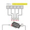 Motherboard PWM Cooler Fan HUB Splitter PC Speed Controller Adapter (4 Pin)