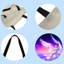 Angel girl Printed Shoulder Shopping Bag Casual Large Tote Handbag (40*40cm)