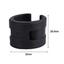 4pcs Bicycle Chainstay Frame Protector Mountain Bike Chain Guards (Black)