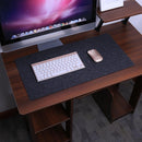 Simple Felt Cloth Mousepad Keyboard Cushion Office Desk Supplies(Dark Grey)