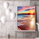 Full Square Drill Home Rhinestone Picture DIY Fantasy Sunset 5D Diamond Pai