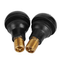 TR412 Snap-in Rubber Tubeless Tire Valve Stems for Car Motorcycle (10pcs)