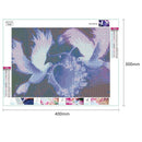 5D DIY Full Drill Square Diamond Painting Pigeon Love Cross Stitch Mosaic