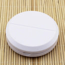 Round Cutter Crusher Powder Tablet Medicine Tablets Cut Splitter (White)