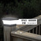 LED Solar Column Light Waterproof Pillar Night Lamp Garden Fence Decor (A) Newly