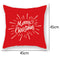 1pc Polyester Peach Skin Pillowcase Throw Pillow Case for Christmas Gift 45x4