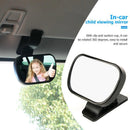 2 in 1 Baby Car Mirror Convex Shatterproof Backseat Kids Rear View Mirror