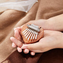 Portable Mini 8-Key Sapele Plate Kalimba Beginners Thumb Piano Mbira (Love)