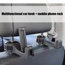 Car Seat Headrest Hook Phone Holder Back Seat Hanger Storage Hook (White) Newly