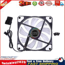 PC Computer 33 LED 120mm Silent Computer Case Heatsink Cooler Fan(White) Newly