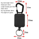 Keychain Outdoor Easy-pull Buckle Key Ring Accessories (Rectangle)
