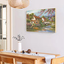 5D DIY Diamond Painting House Full Square Diamond Mosaic Wall