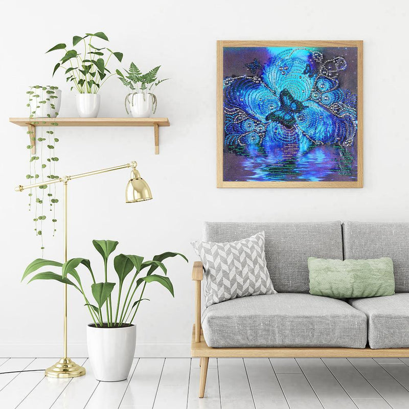 DIY Special Shaped Diamond Painting Cross Stitch Kit (DZ227 Butteryfly)