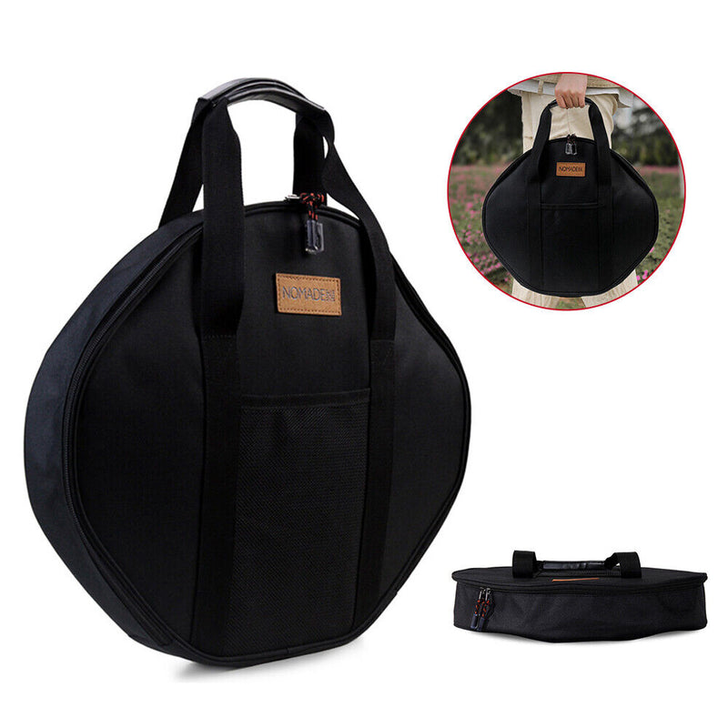 Frying Pan Bag Case 600D Oxford Grilling Pan Pouch Outdoor BBQ Tool for Kitchen