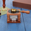 Retro Wooden Wax Seal Stamp Fire Wax Melting Waxing Furnace Stove Stamping Tool
