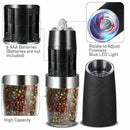 Electric-Auto Salt Pepper Mill Set Grinder Shaker Steel Y0H1 Kitchen Tool R2Y0