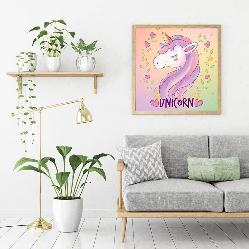 5D DIY Diamond Painting Full Drill Cartoon Horse Embroidery Cross Stitch