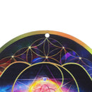 Pendulum Wooden Pendulum Board Slice Wood Base Handmade Coasters Flower of Life
