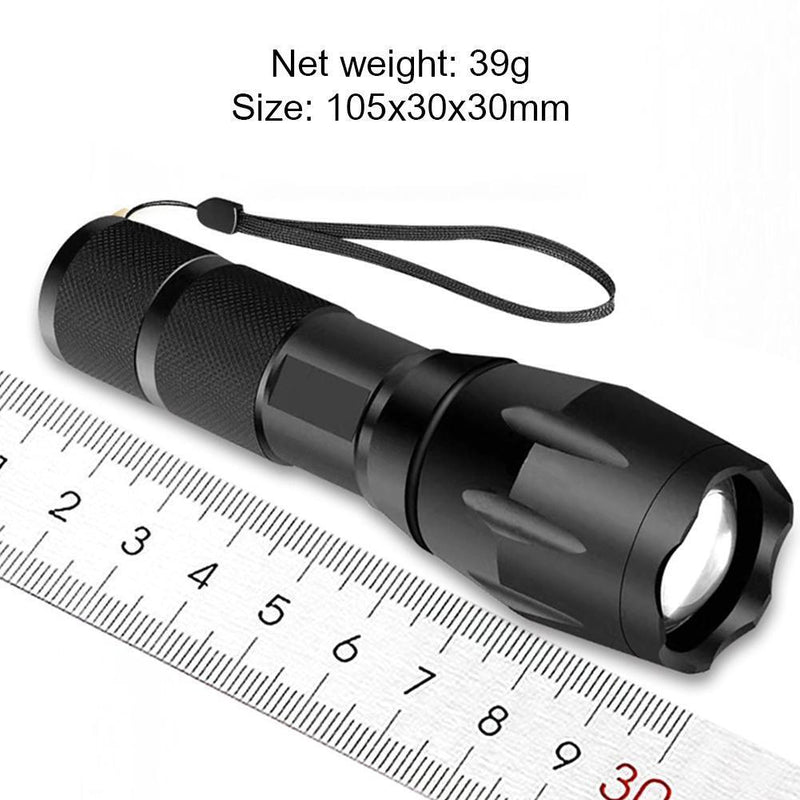 Powerful LED Flashlight USB Torch Waterproof Outdoor Camping Hiking Lights