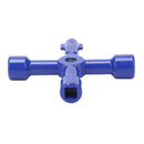 Multi-function Universal Cross Key Wrench for Electric Control Cabinet Door
