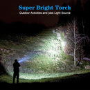 USB-C Rechargeable LED Mini Flashlight Portable 300lm 6 Gears Waterproof Torch