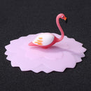 Cherry Silicone Cup Cover Cartoon  Heat-resistant Leakproof Reuse Lid (D)