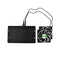 10W 12V Solar Panel Fan Kit Waterproof Dual Exhaust Fan for Office Greenhouse