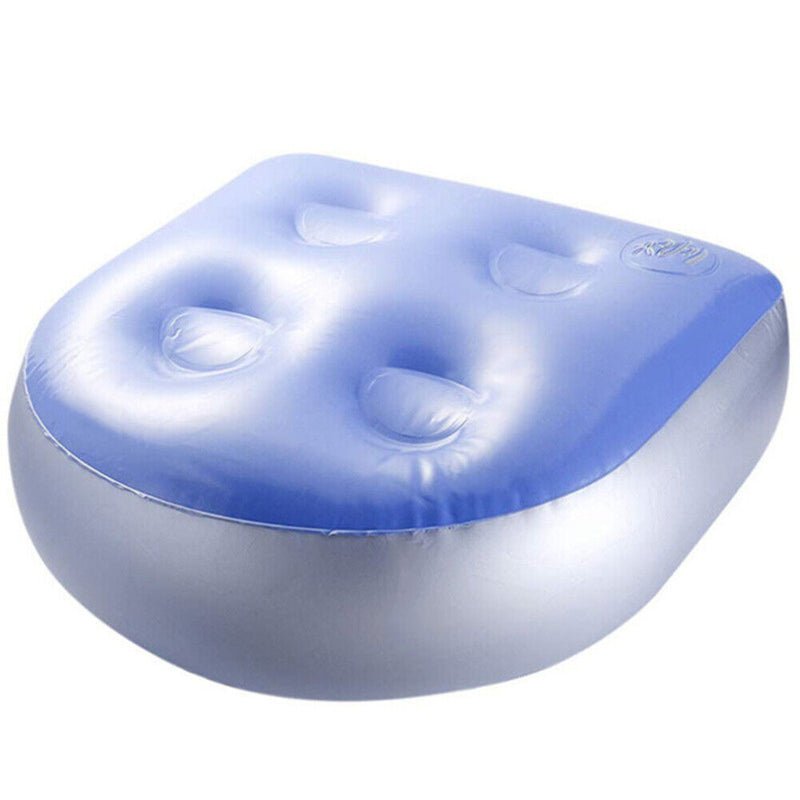 Inflatable Tub Cushion Spa Booster Seat with Suction Cup Pillow Cushion Bat