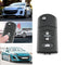 Car Remote Key Shell 3 Buttons Flip Folding Key Case Blank Cover for Mazda 2