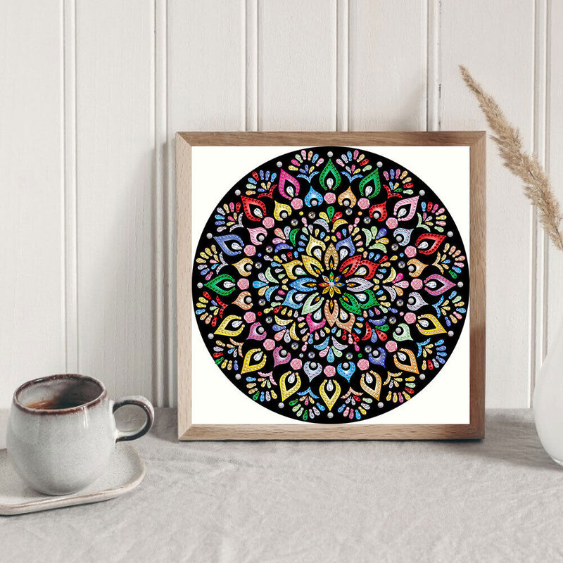 Partial Special-shaped Diamond Painting Kits Mandala Pattern Mosaic Art (HB