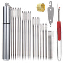Stainless Steel Mending Craft Hand Sewing Needle Sew Pins Kit Large Eye Needles