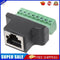 RJ45 Ethernet Female to 8 Pin Screw Terminal Adapter Connector for CCTV DVR