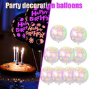 10Pcs 12inch Fluorescent Balloon Glow Luminous Love Heart Latex Balloon\
