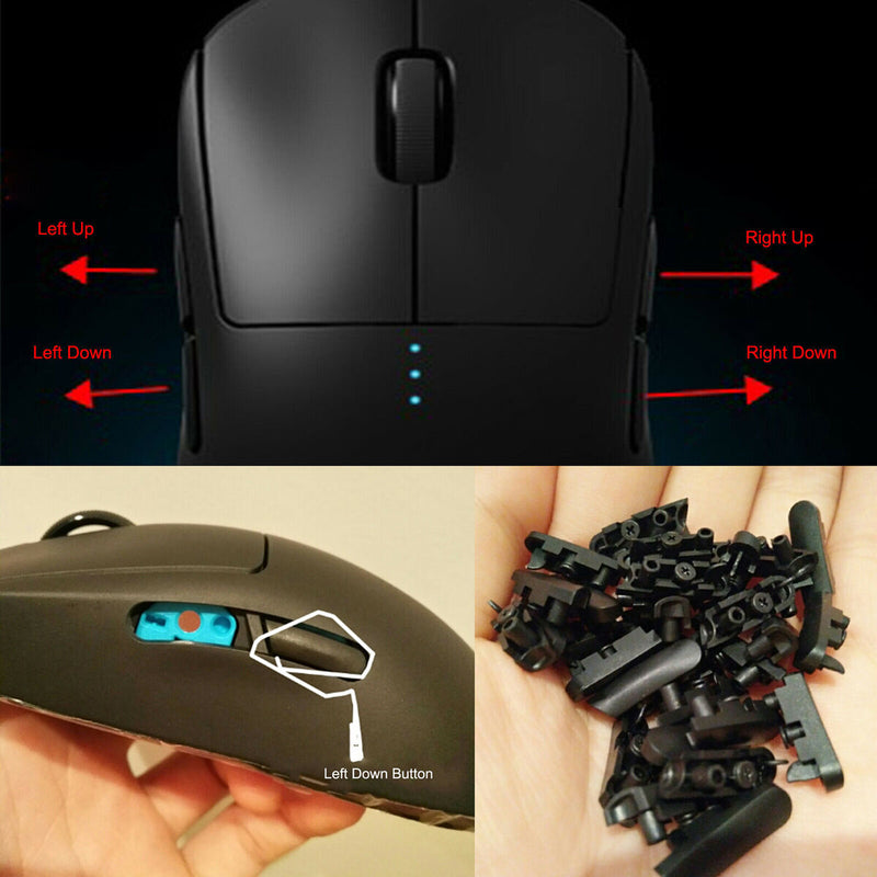 Mouse Side Button Keys Buttons Set Replacement For Logitech G Pro Wireless Gaming Mouse