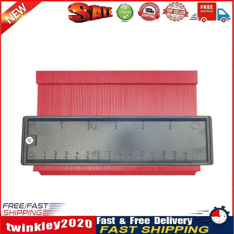 Plastic Profile Copy Gauge Contour Duplicator Standard Marking Tools (Red) Newly