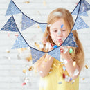 3.2m Printed Cotton Hanging Flag Nordic Style Wedding Banner Pennant Party Decor