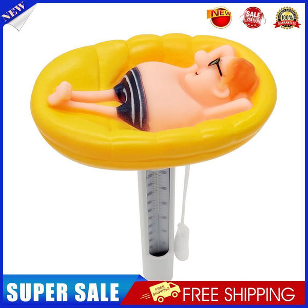 Portrait Water Temperature Meter Swimming Pool Floating Thermometer (Boy)