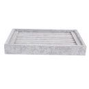 Velvet Earrings Ear Studs Display Stand Holder Organizer Rack (Gray)