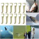 40pcs Fishing Hook Sleeves Stop Beads Screws Peg Soft Anti-Tangle Tube Accessory