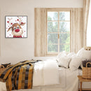 20x20cm Oil Paint By Numbers Christmas Elk Frameless Picture Crafts Home Decor
