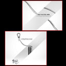Portable Fishing Lanyard Rope Wire Steel Anti-lost Keychain Lock Tackle Tool