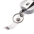 Clip Stationery ID Name Card Metal Key Ring Retractable Badge Holder Lanyards